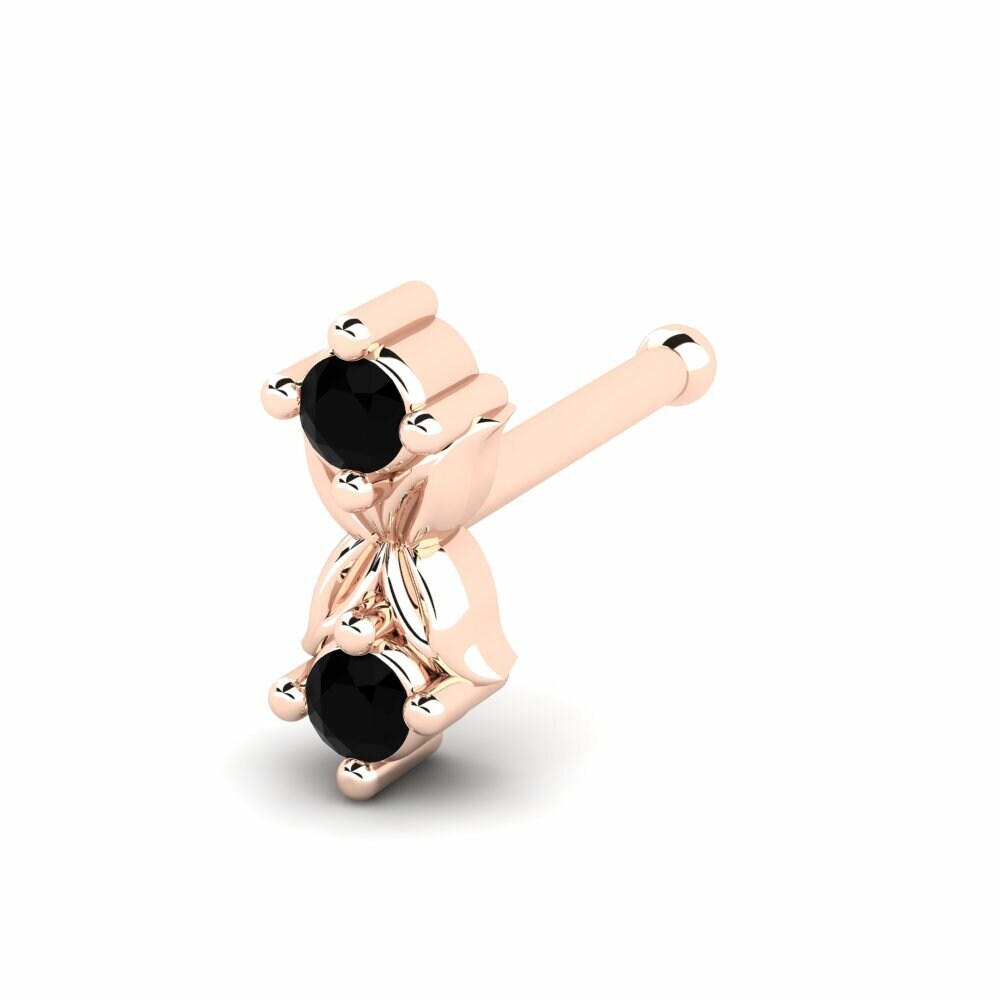 Saphir noir Piercing Nez Unleasa