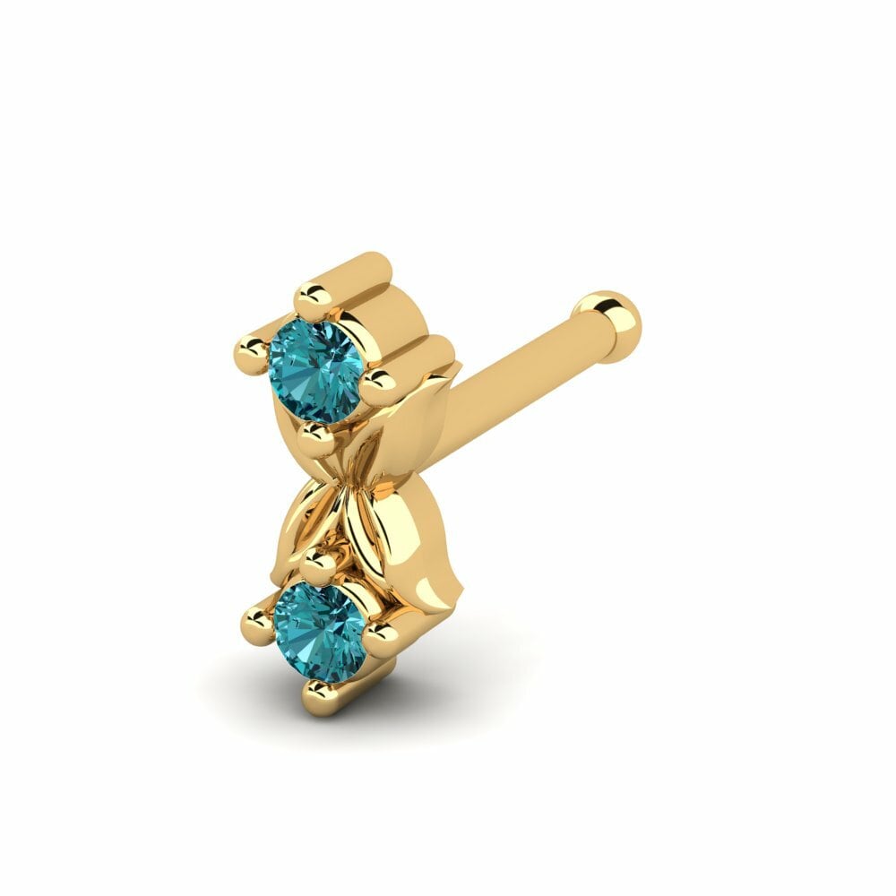 14K Geel Goud Neus Pin Unleasa