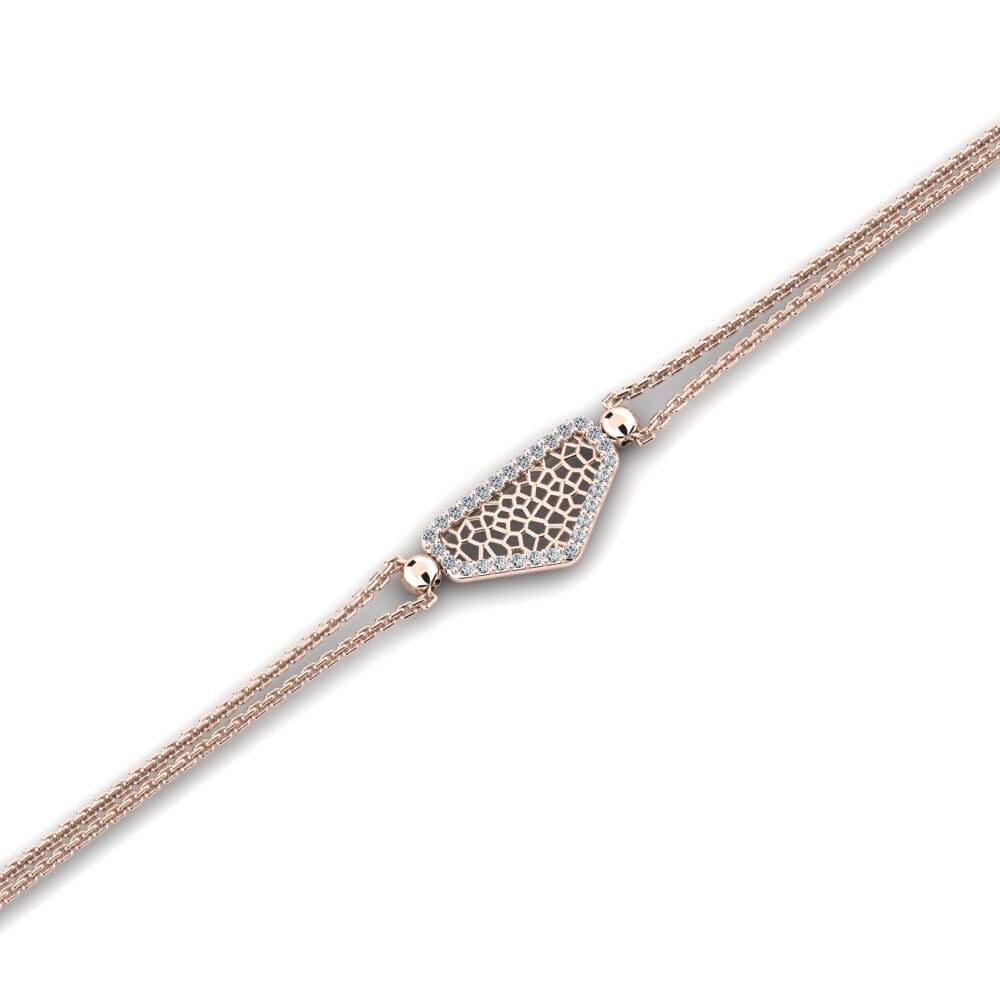 9ct Rose Gold Women's Bracelet Unsemi