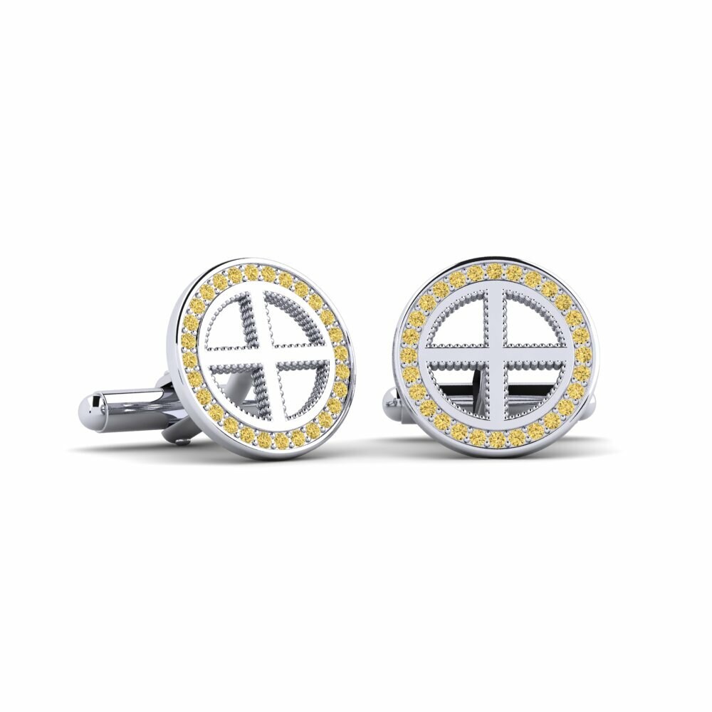 Yellow Diamond Cufflink Untame