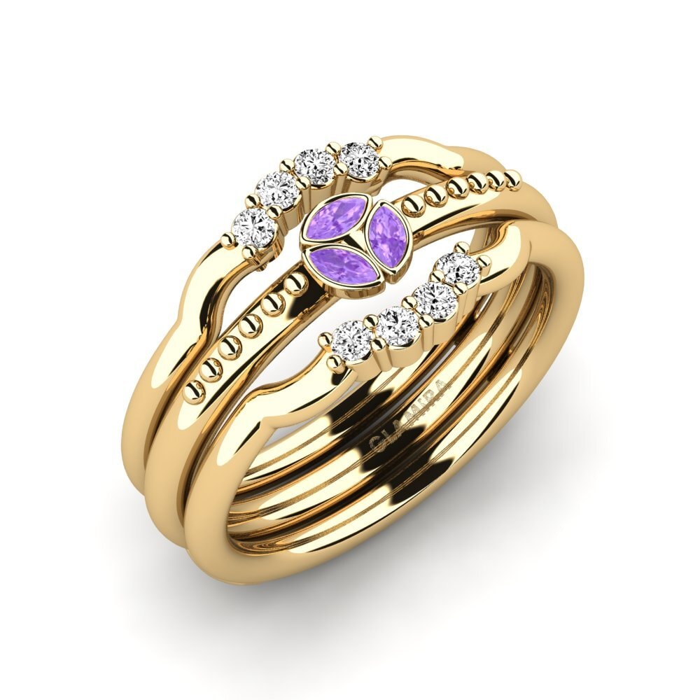 Amethyst Ring Uorph - SET