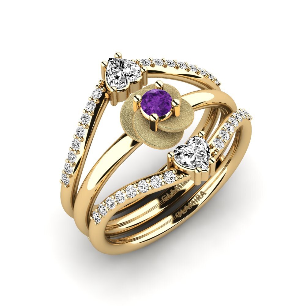 Amethyst Ring Uothu - SET