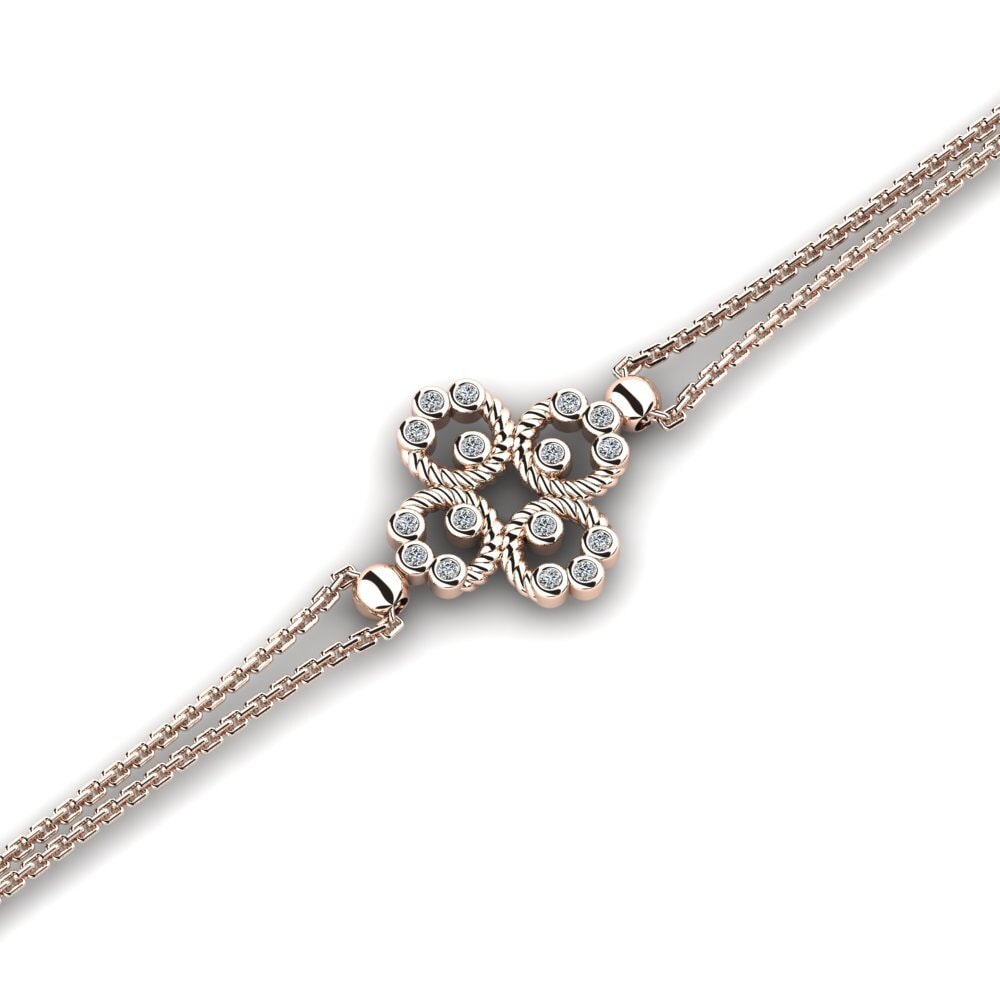 9ct Rose Gold Women's Bracelet Upmal