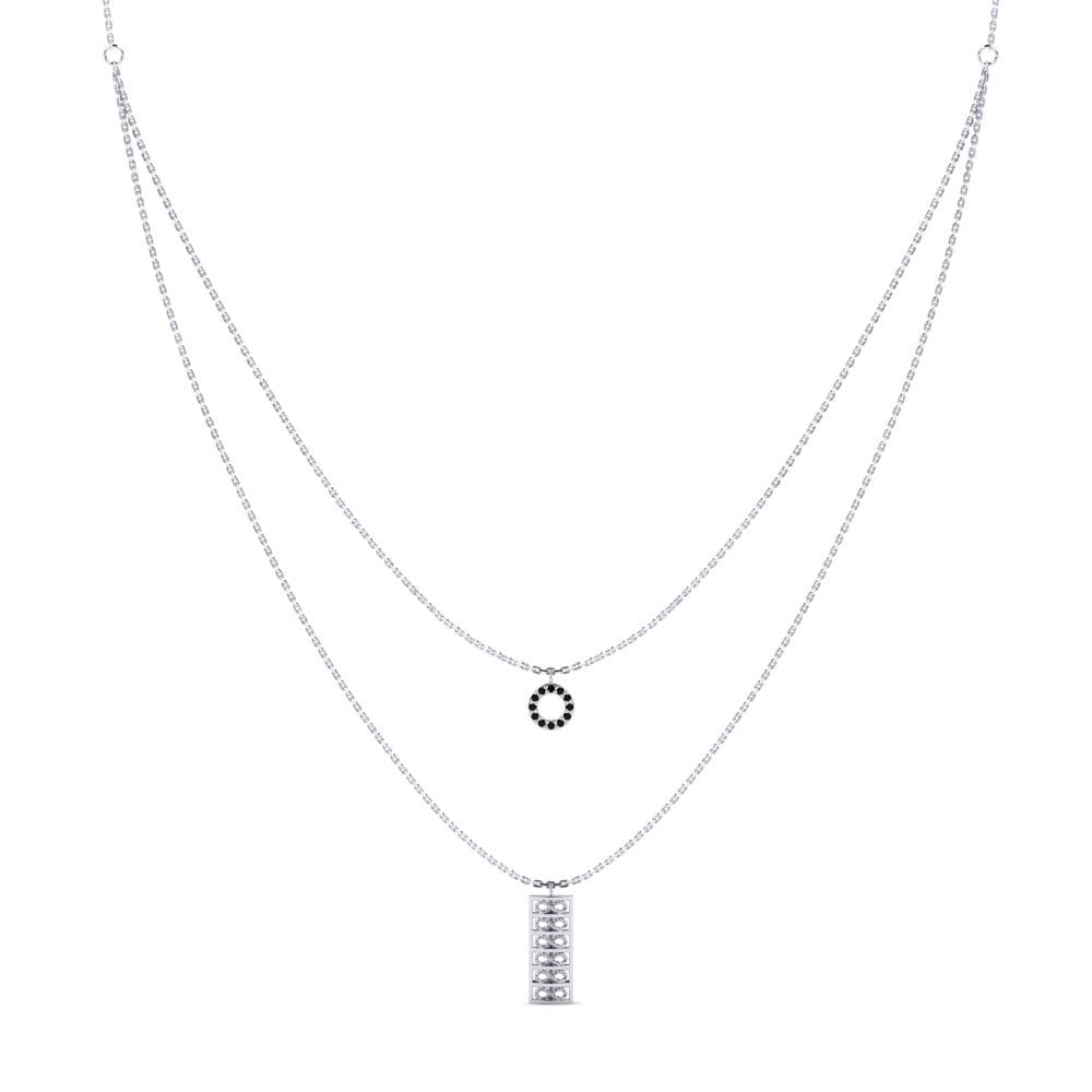 Ónix Negro Collar de Mujer Uppell