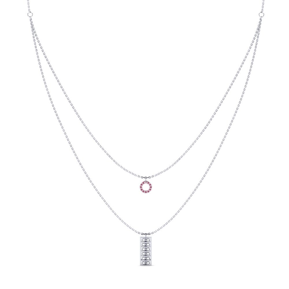 Rhodolite Garnet Women's Necklace Uppell