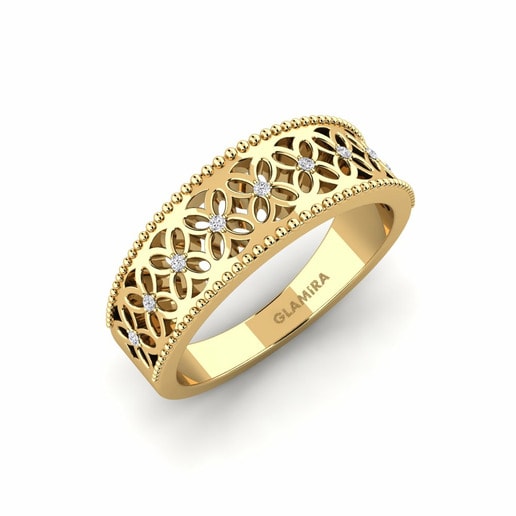 Ring Jessia 585 Yellow Gold & Diamond