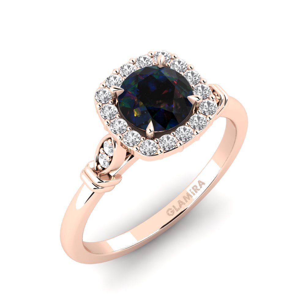 9K Rose Gold Engagement Ring Magdalen