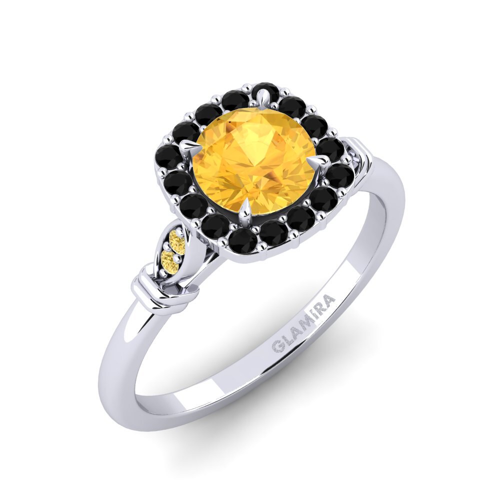 9k White Gold Engagement Ring Magdalen