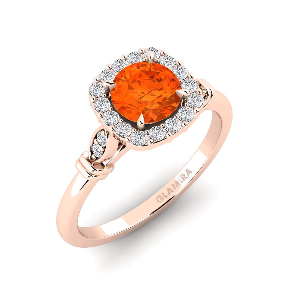 Fire Opal Engagement Ring Magdalen