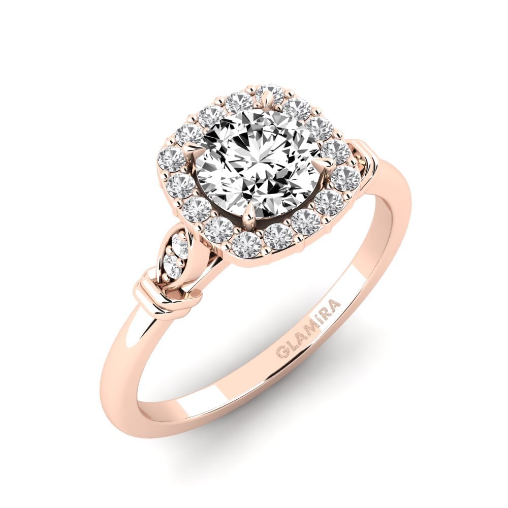 14ct Rose Gold Engagement Ring Magdalen