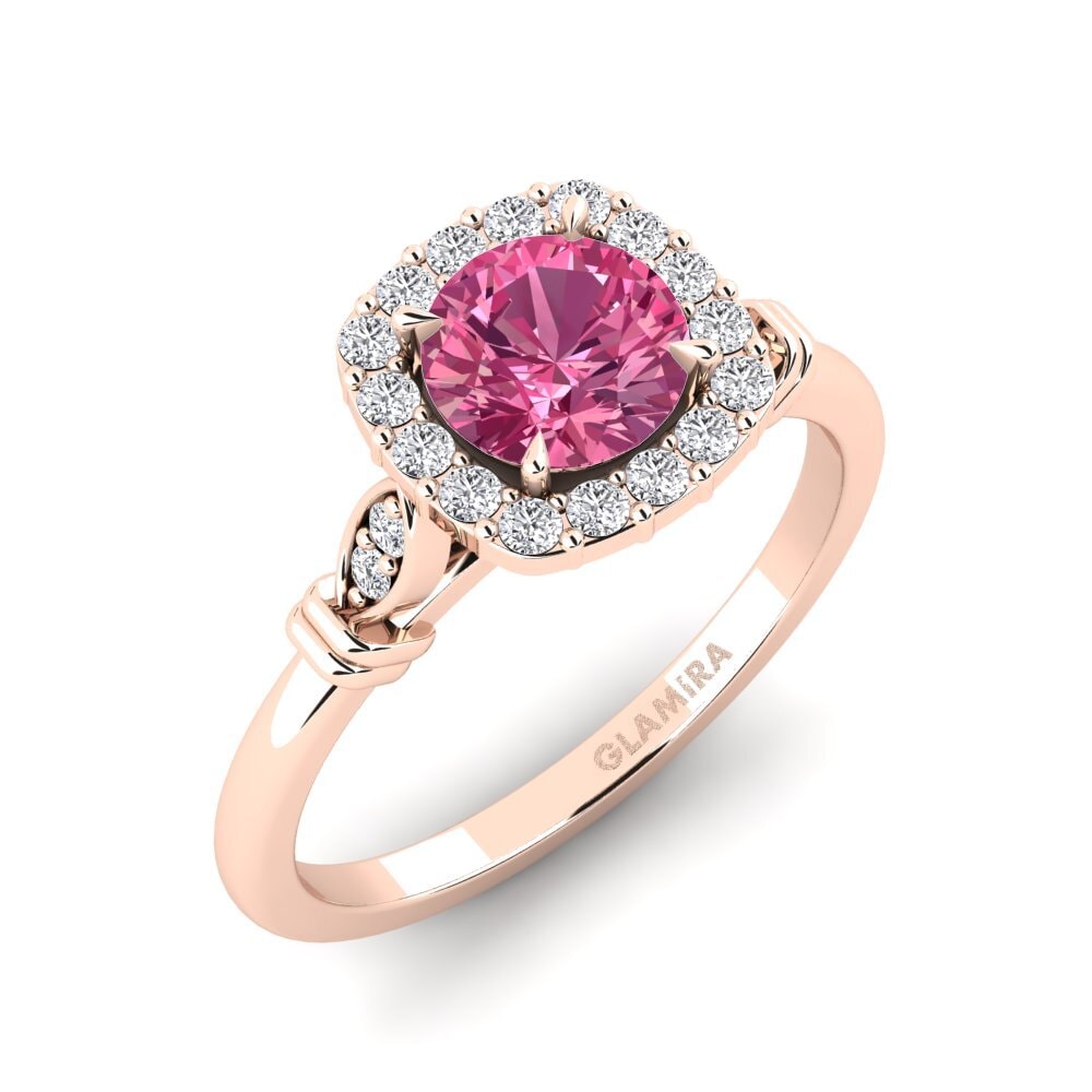 Pink Tourmaline Engagement Ring Magdalen