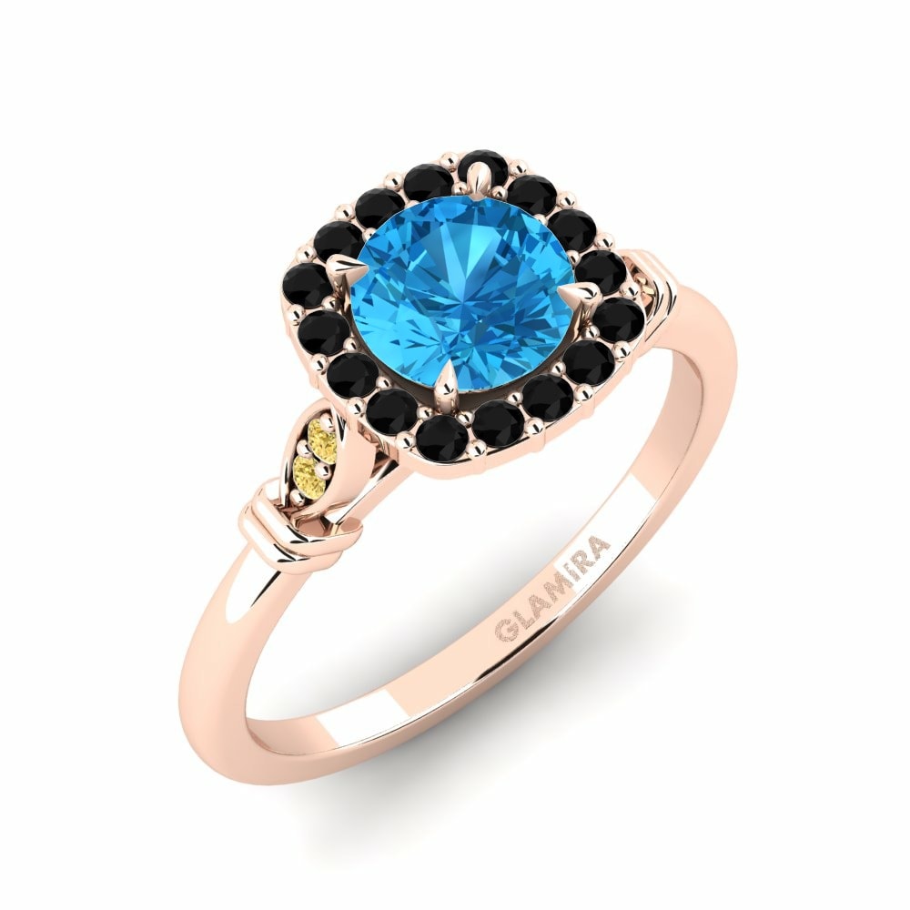 Blue Topaz Engagement Ring Magdalen