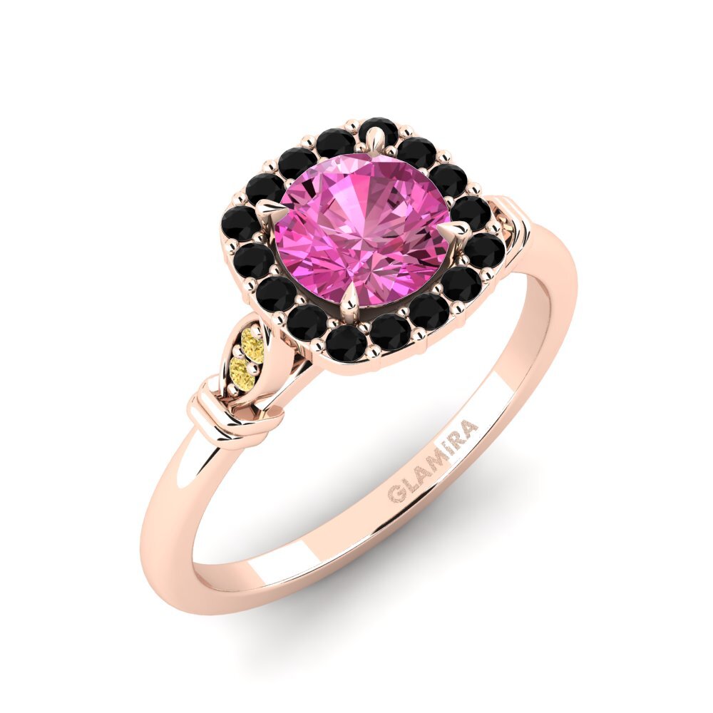 Pink Topaz Engagement Ring Magdalen