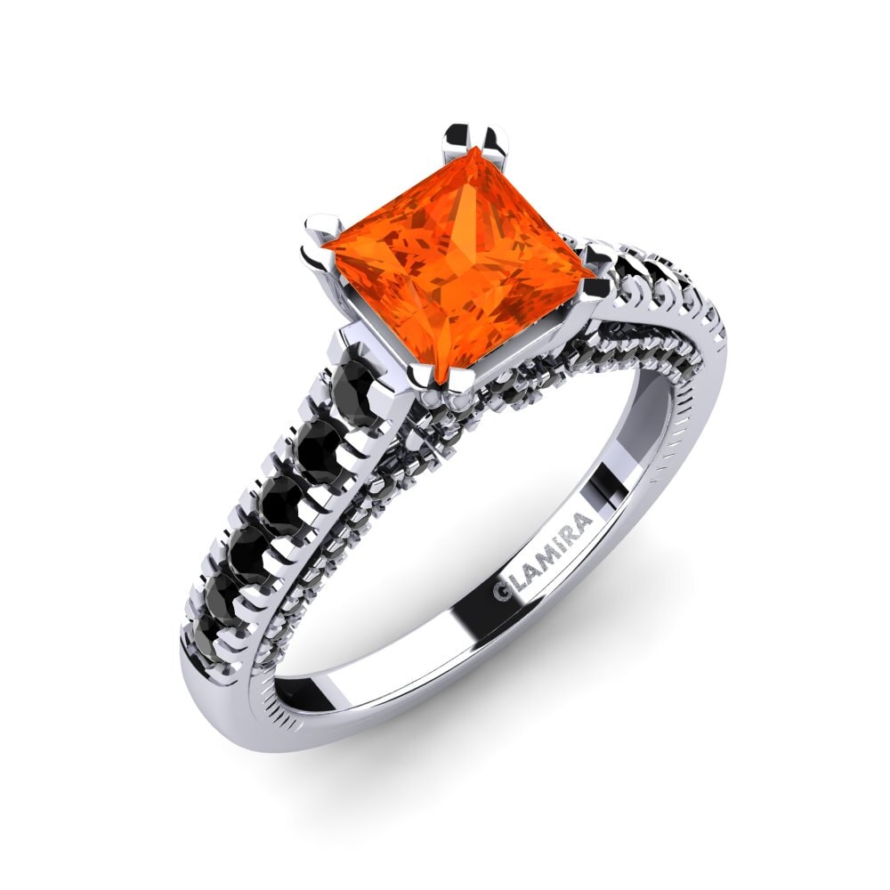 Fire Opal Engagement Ring Merlene