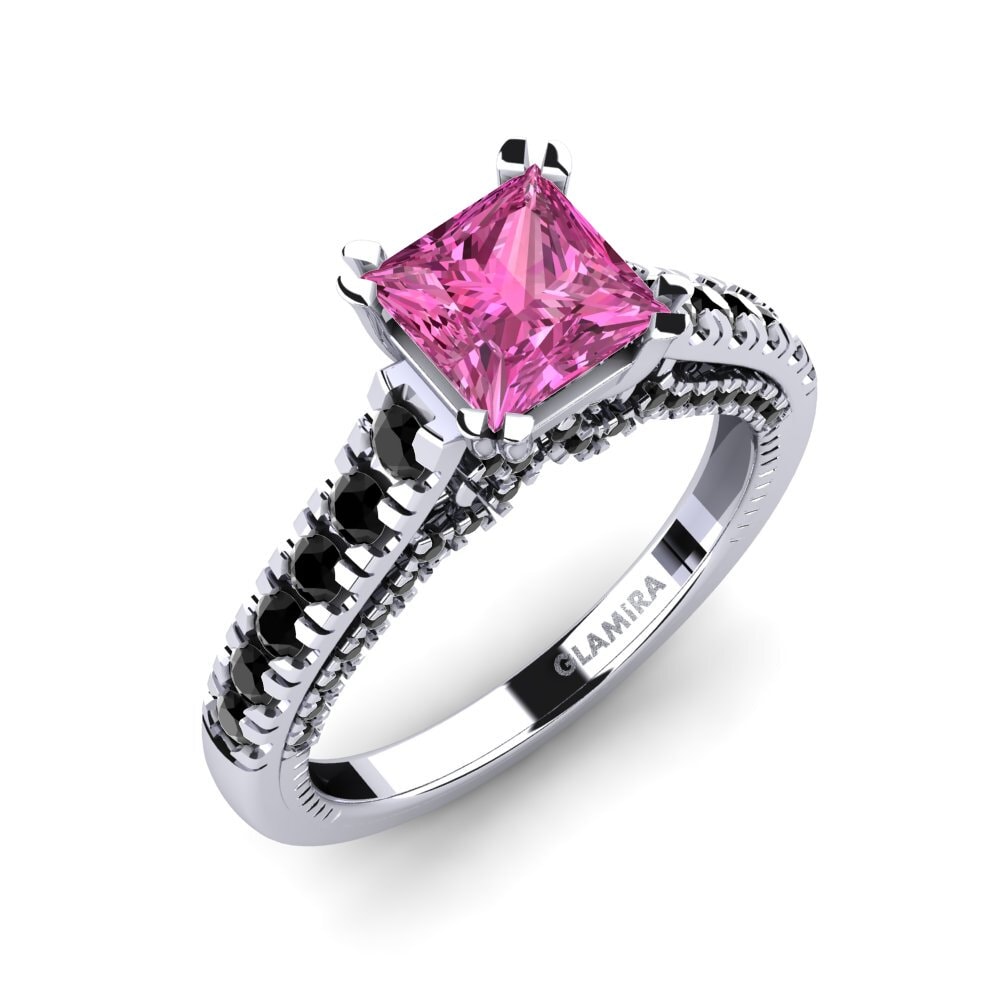 Pink Topaz Engagement Ring Merlene