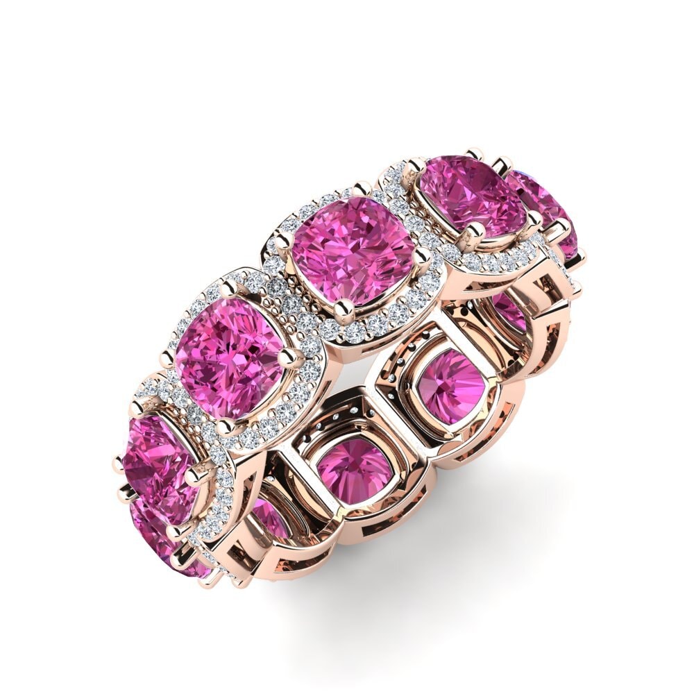 Or rose 14k Topaze Rose Bague Tracie
