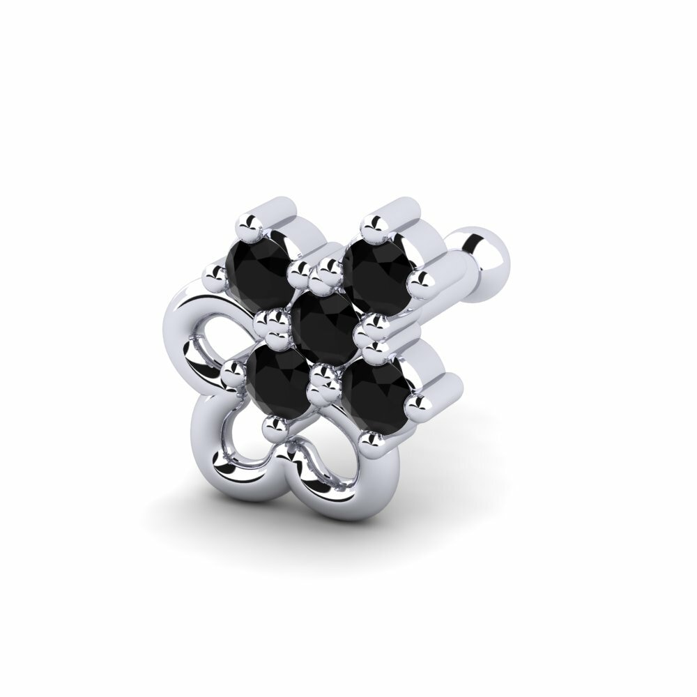 Saphir noir Piercing Nez Urdou