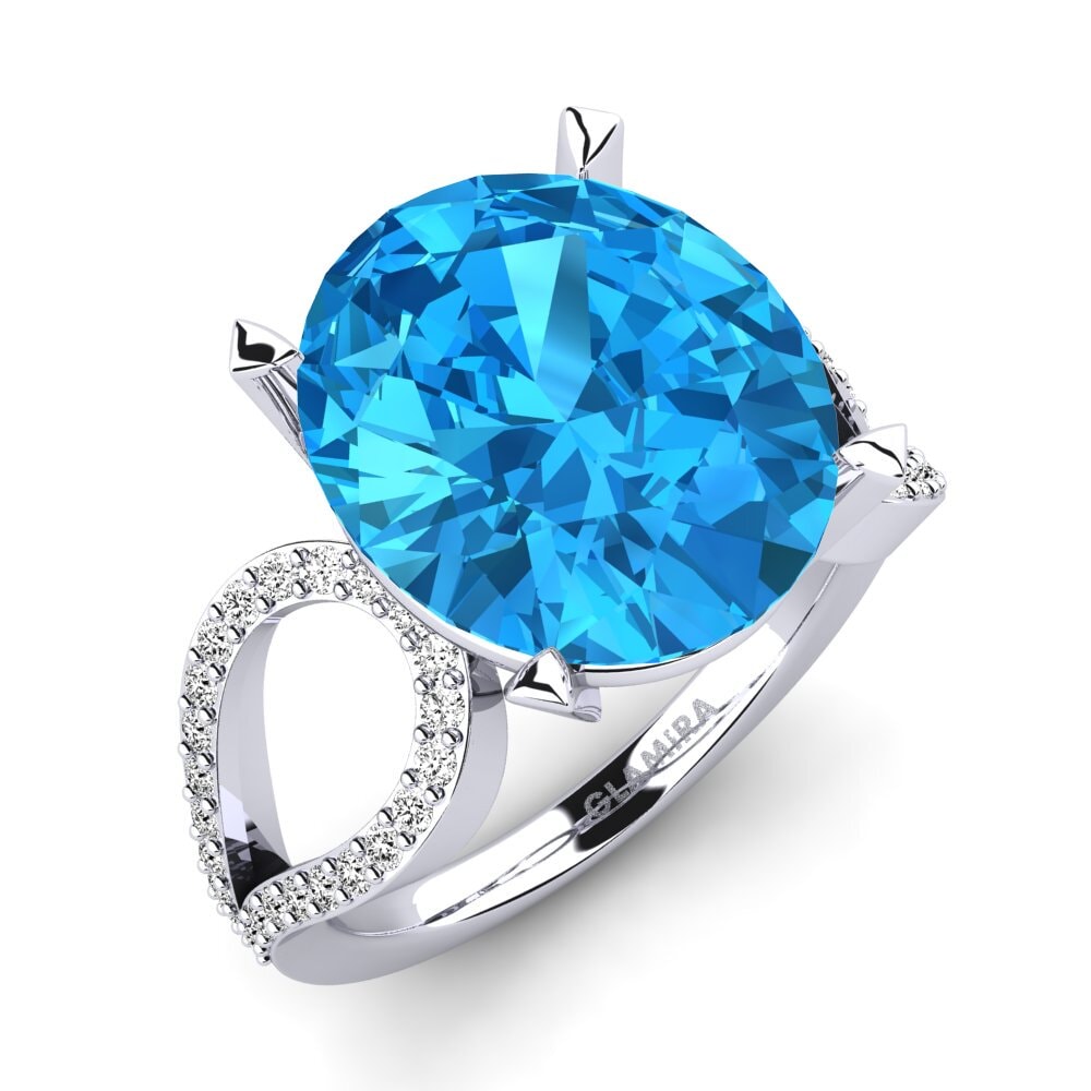 Blauer Topas Ring Urilla