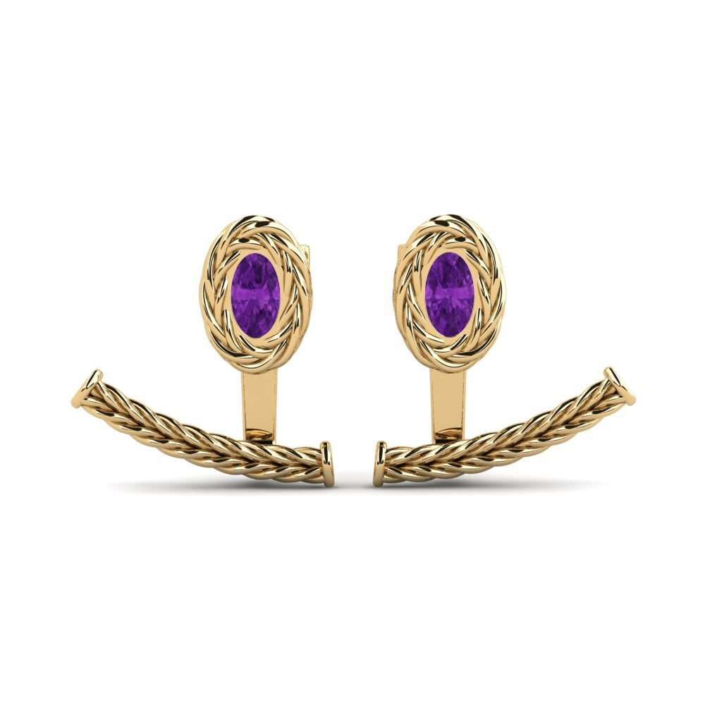 Oval Amethyst Women's Earring Ursulare
