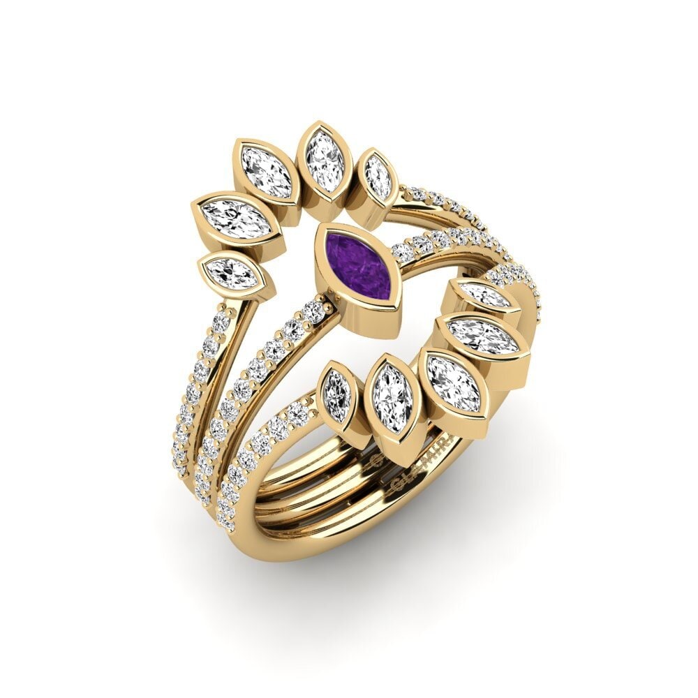 Amethyst Ring Urtan - SET