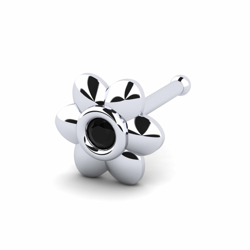 Saphir noir Piercing Nez Uyten