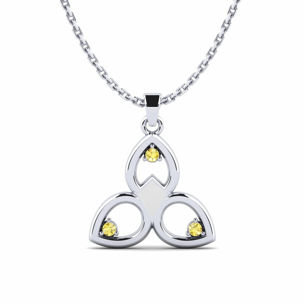 Yellow Sapphire Women's Pendant Valem
