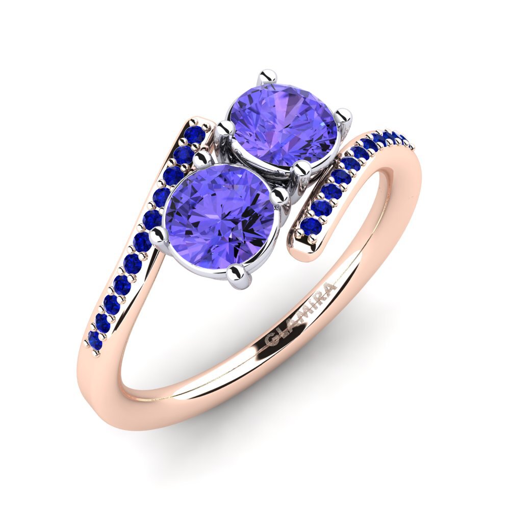 14k Rose & White Gold Ring Valeska