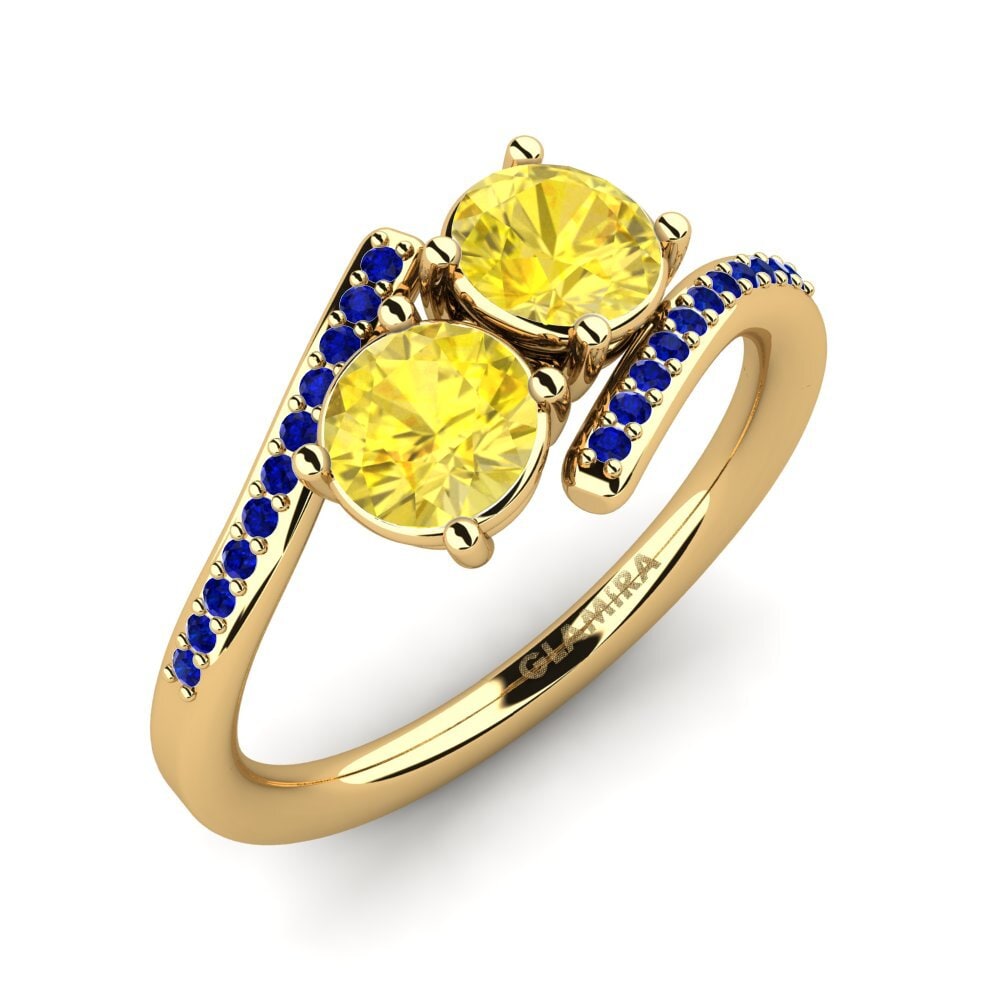 585 Gult Guld Ring Valeska