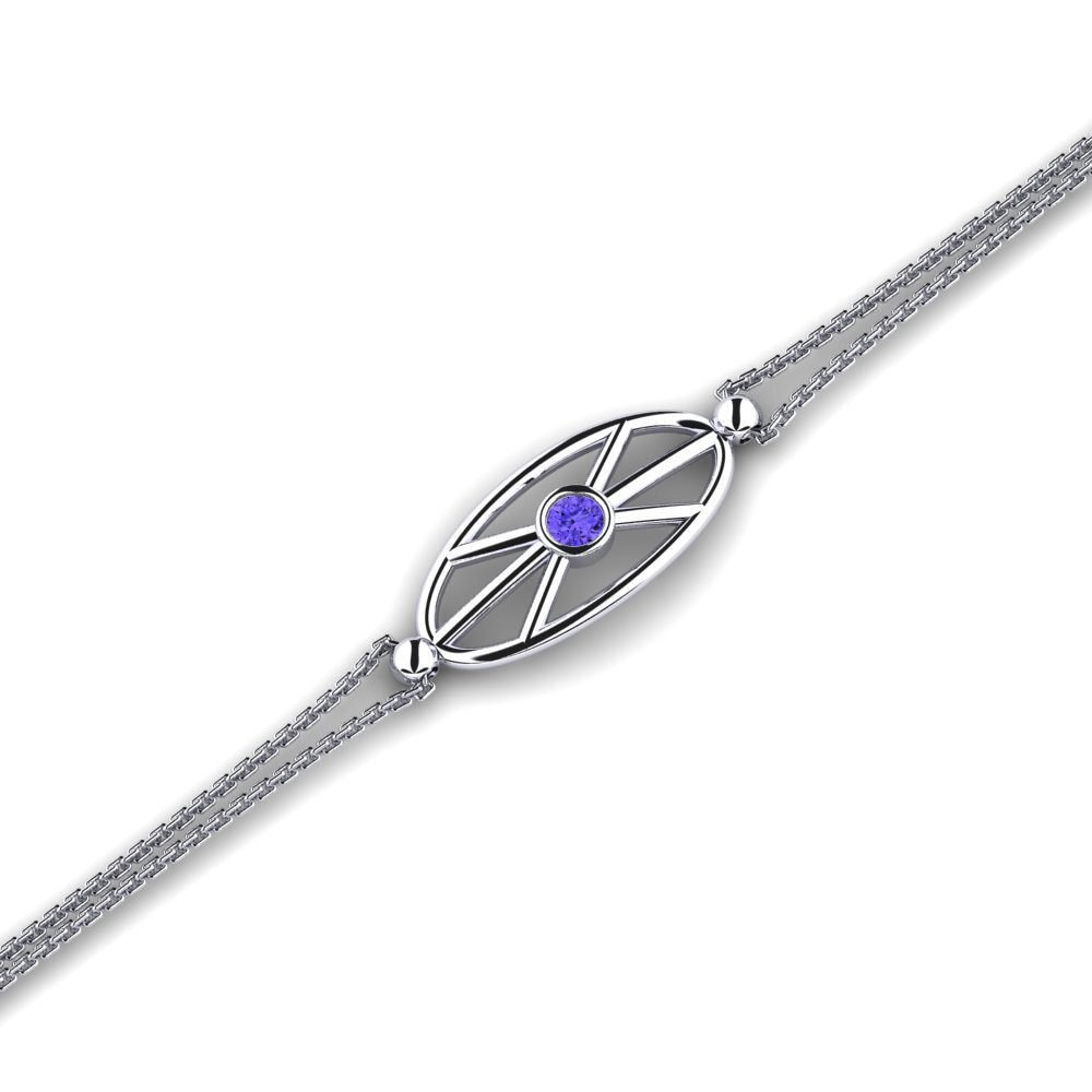 Tanzanite Women's Bracelet Valve
