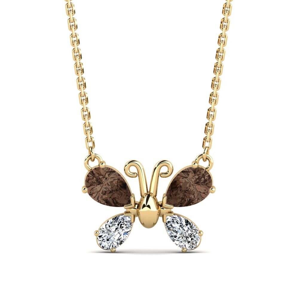 Smoky Quartz Women's Necklace Vameti