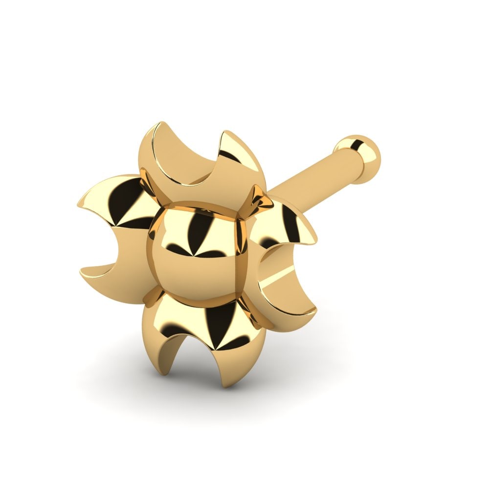 Or Jaune 18k Piercing Nez Vanbeek