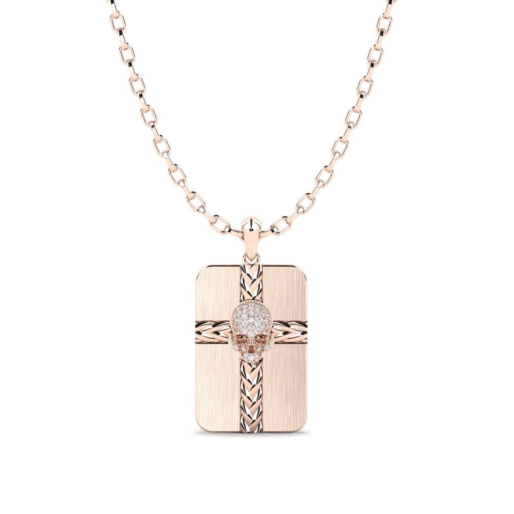 9ct Rose Gold Men's Pendant Vanguard