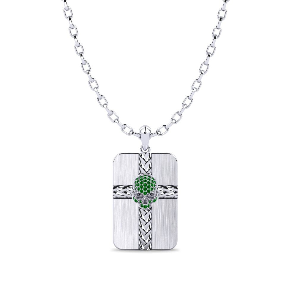 Circonita Verde Colgante para hombre Vanguard