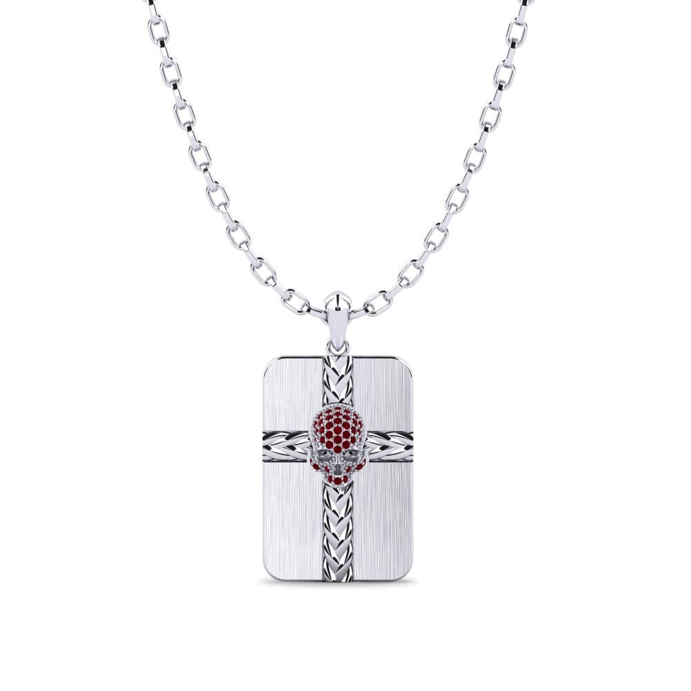 Red Zirconia Men's Pendant Vanguard