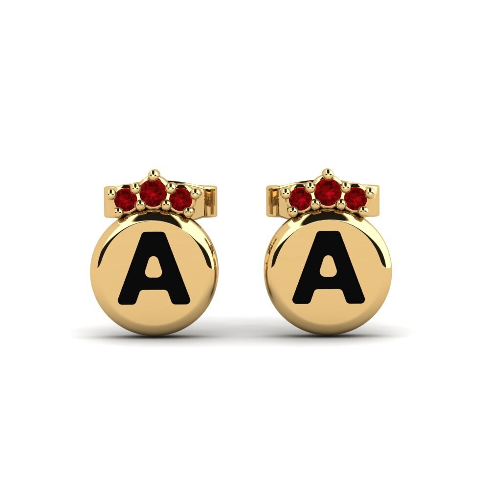 Red Zirconia Women's Earring Vanita A