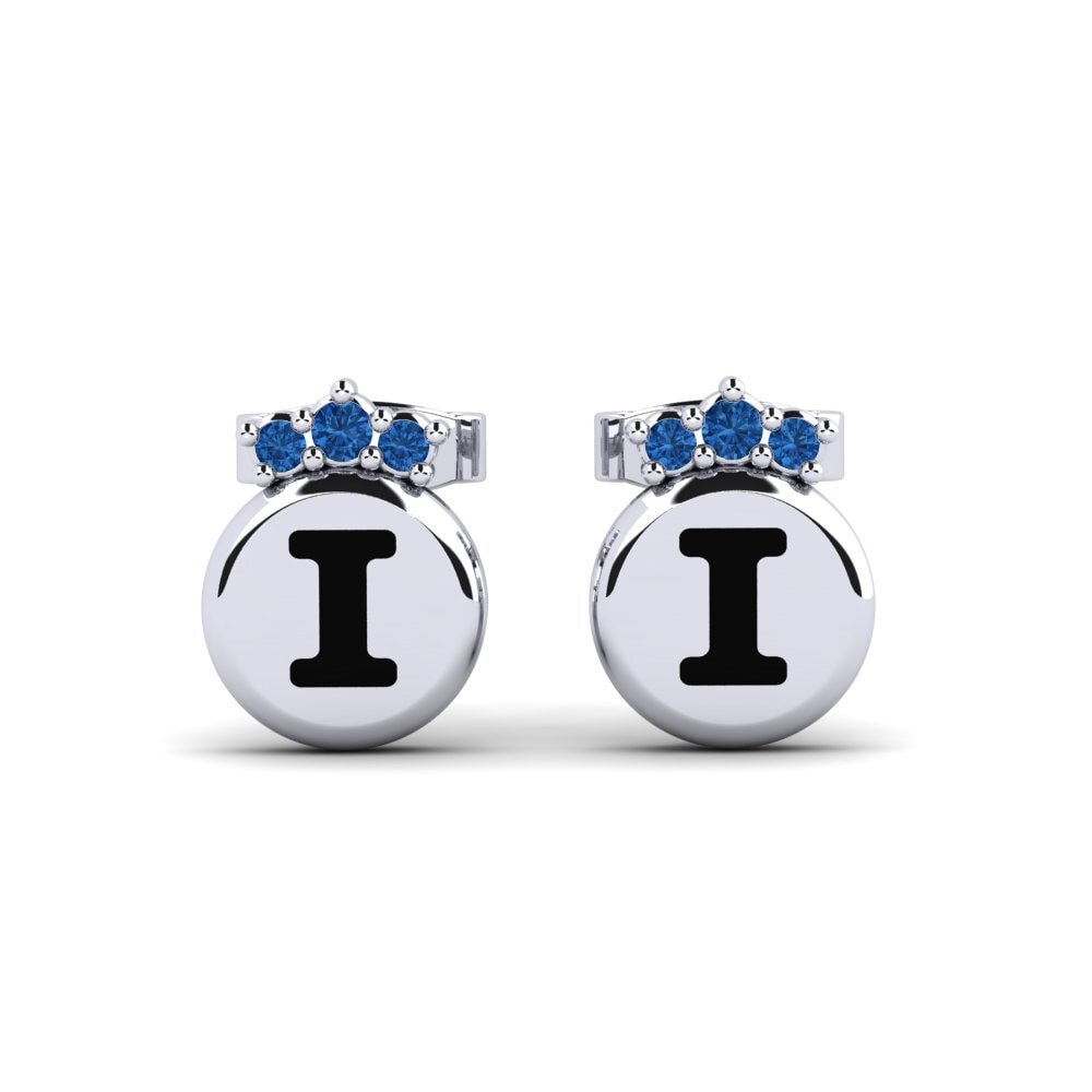 Dark Blue Zirconia Women's Earring Vanita I