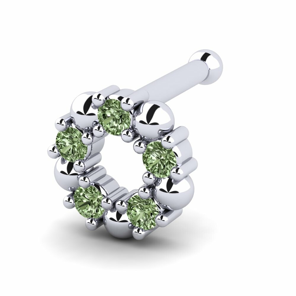 Groene Diamant Neus Pin Vanna