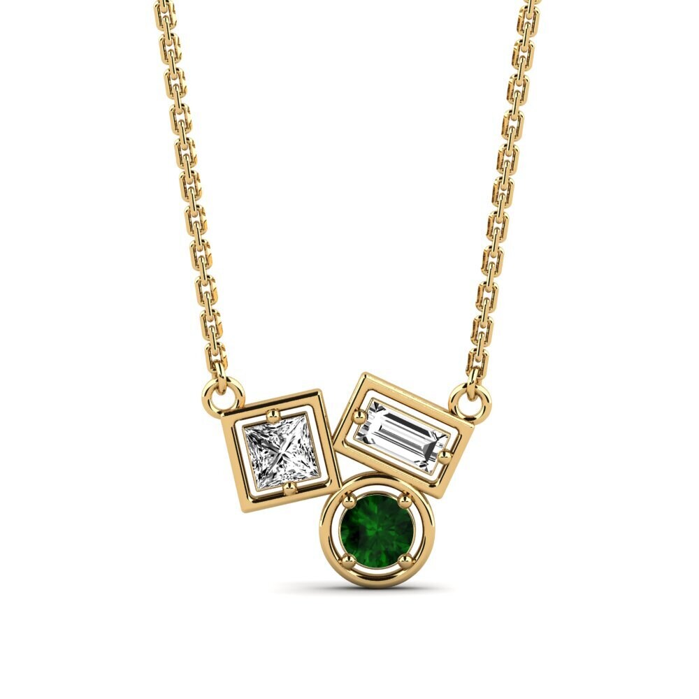 Green Tourmaline Women's Necklace Vanni