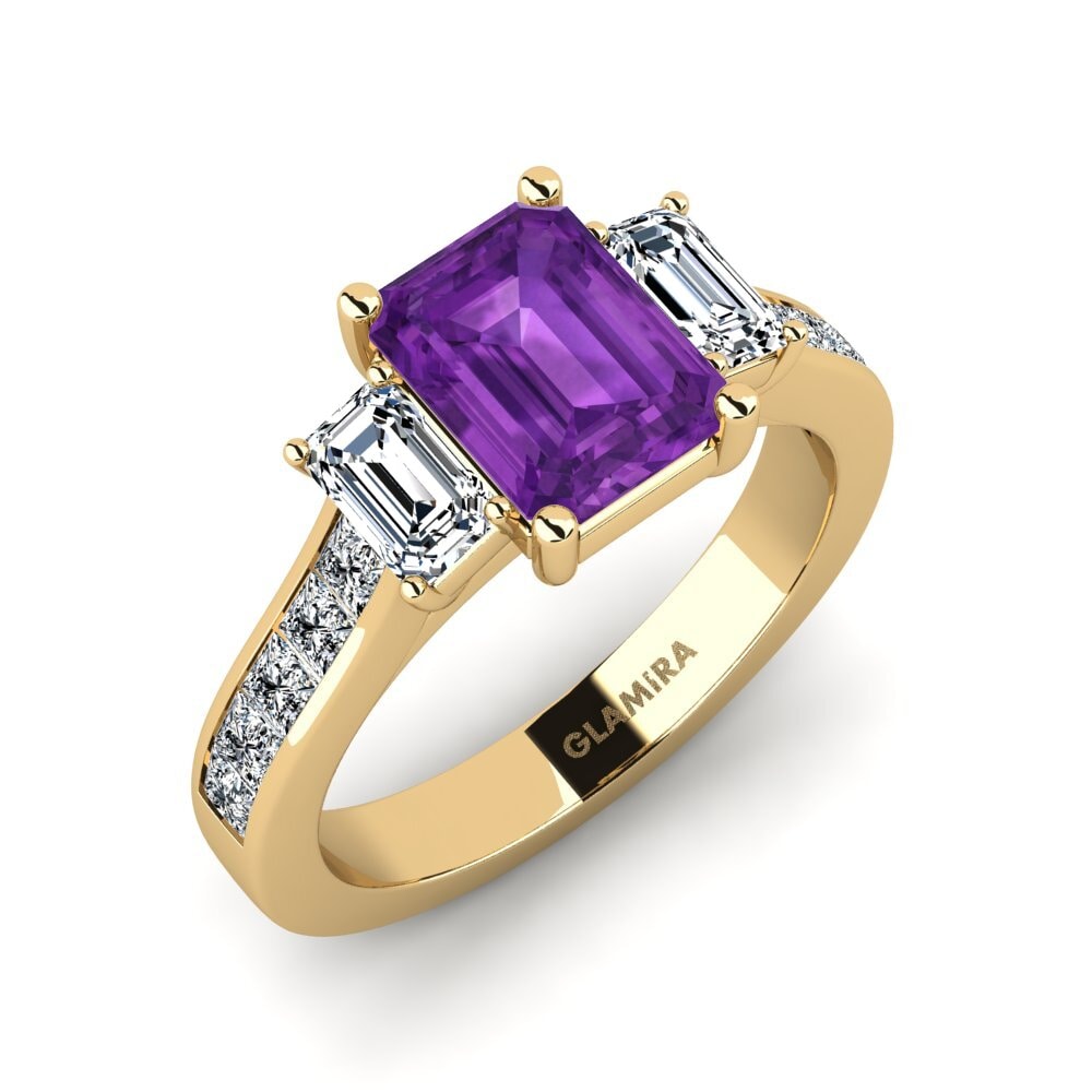Amethyst Engagement Ring Vapha