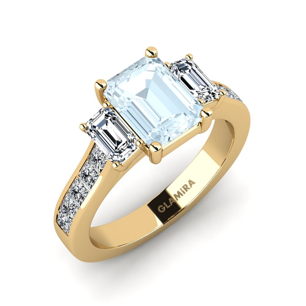 Aquamarine Engagement Ring Vapha