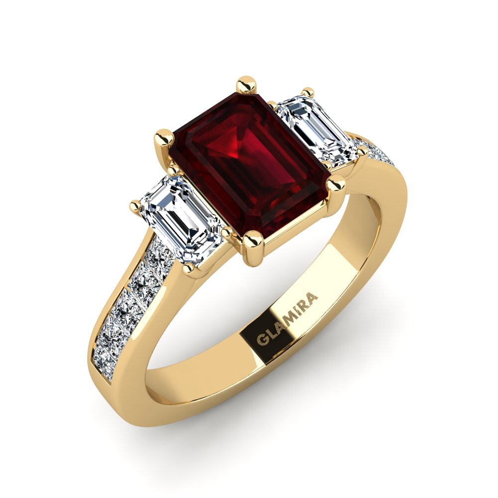 Garnet Engagement Ring Vapha