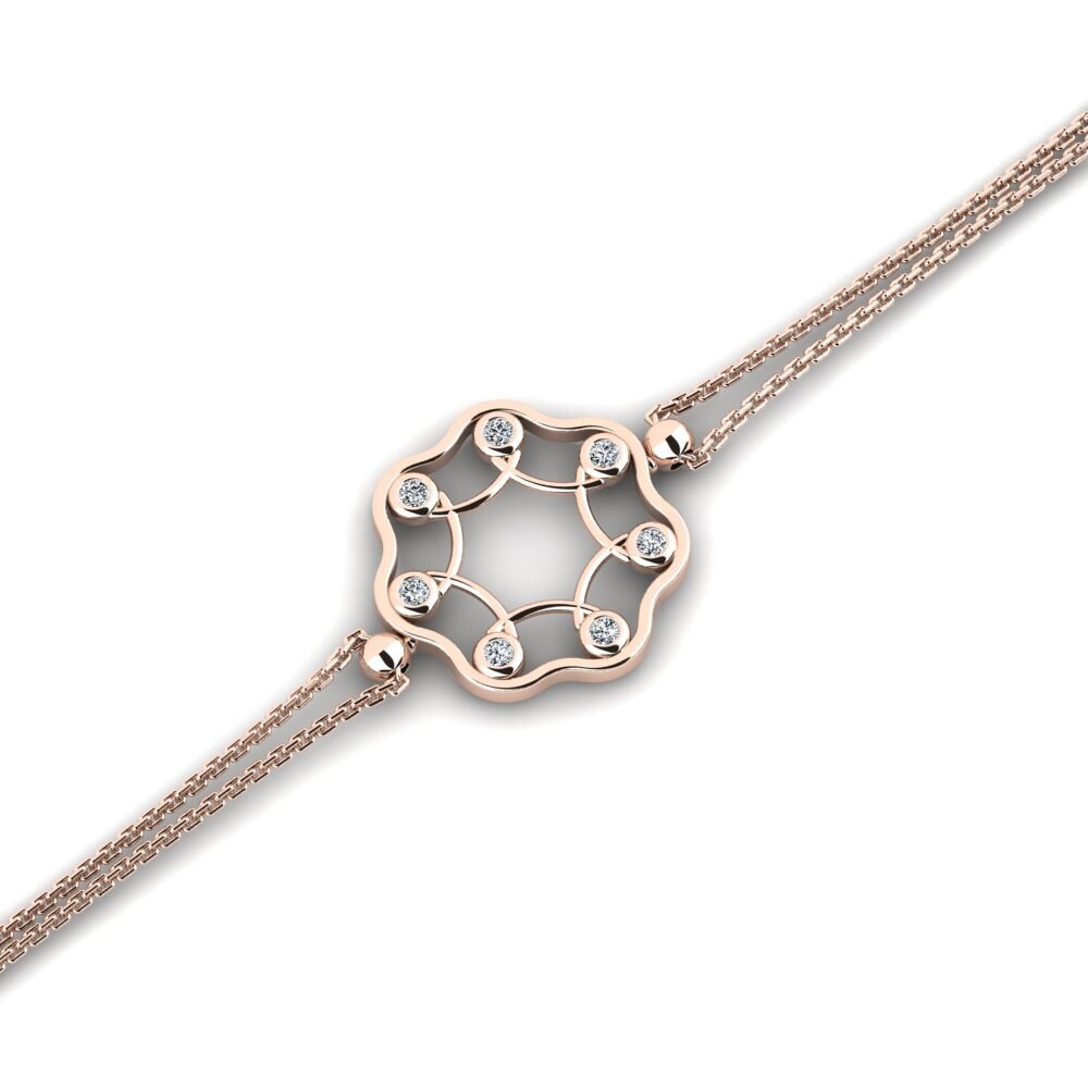 9ct Rose Gold Women's Bracelet Vapsa
