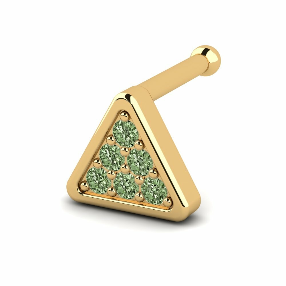 Groene Diamant Neus Pin Variole