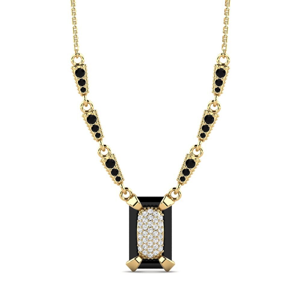 Black Onyx Women's Necklace Varnava