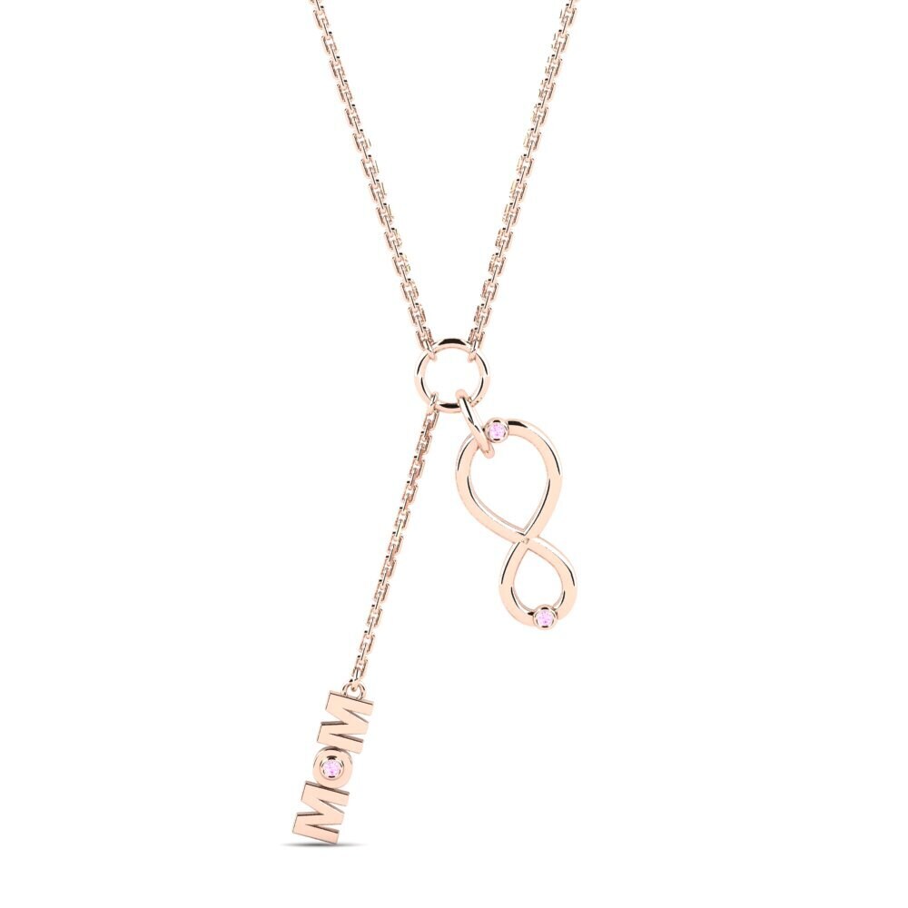 Zafiro Rosado Collar de Mujer Veach