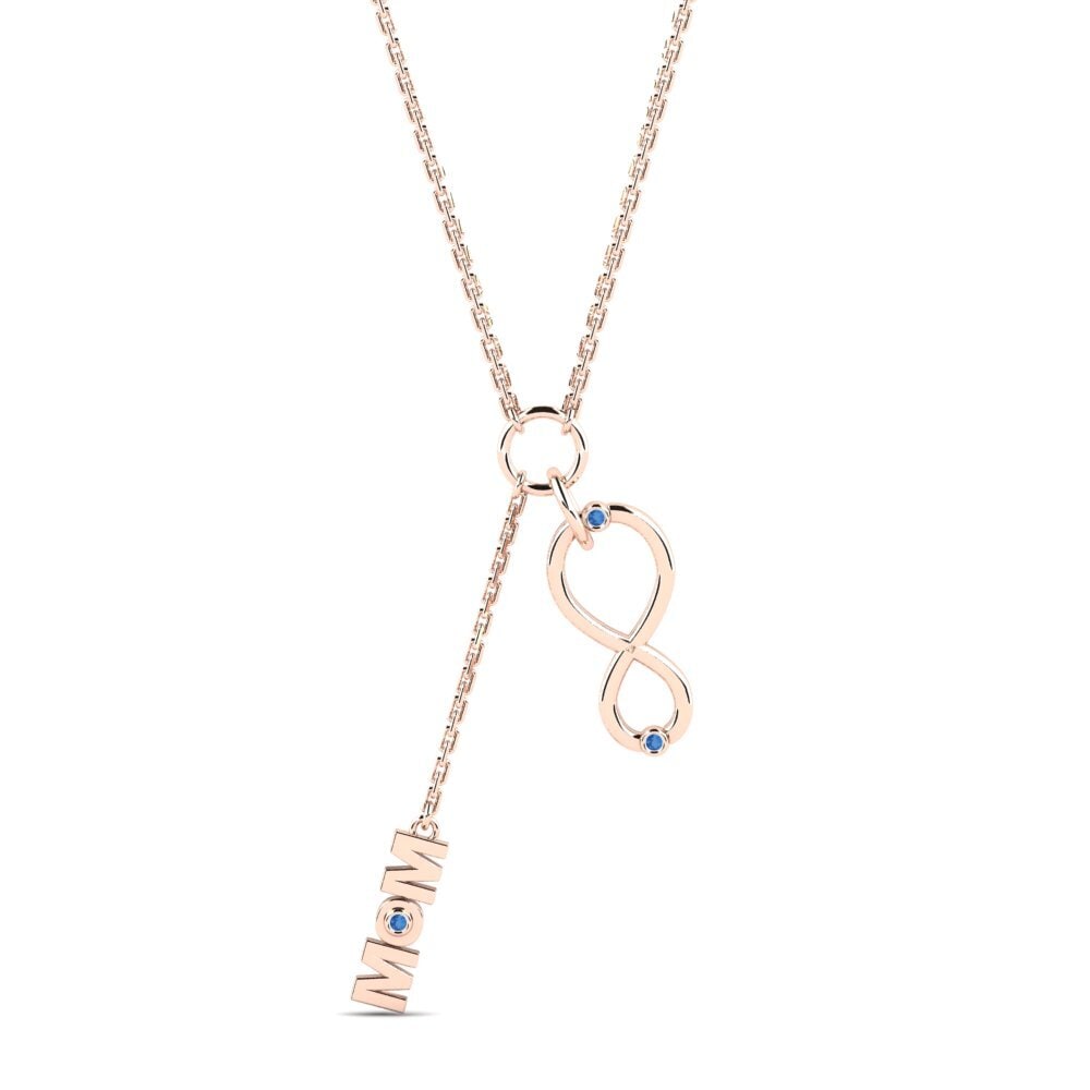Zircone Bleu Foncé Collier pour femme Veach