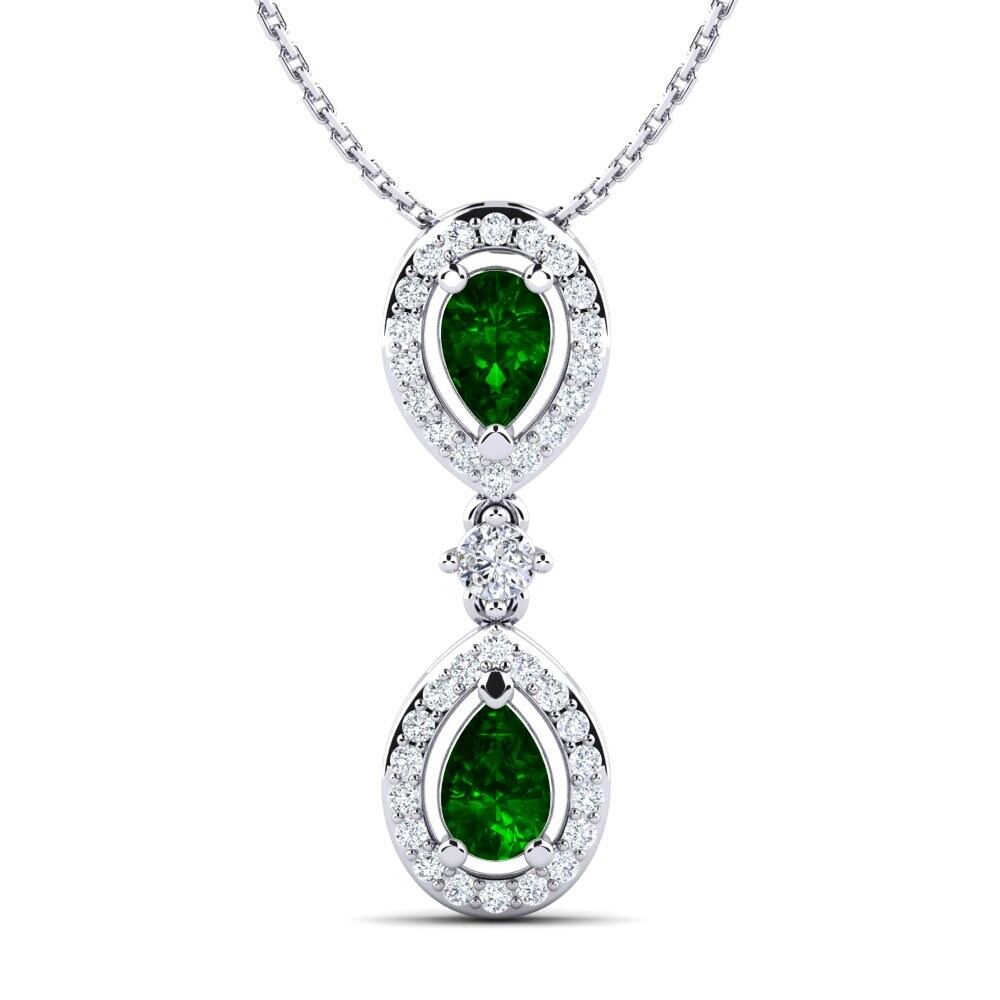 Green Tourmaline Women's Pendant Vedia