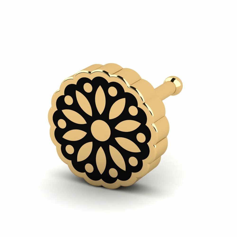 Or Jaune 18k Piercing Nez Vein