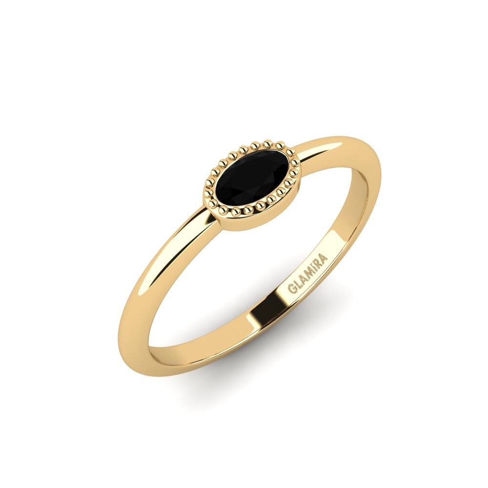 Black Diamond Engagement Ring Velani