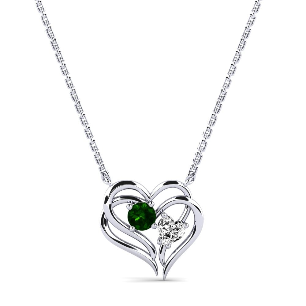 Turmalina verde Collar de Mujer Velours